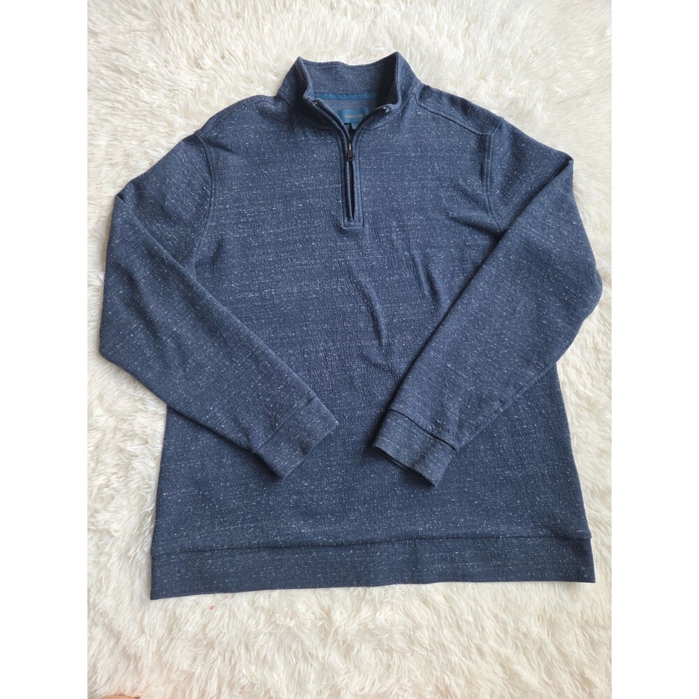 Fairlane 1/4 Zip Pullover Sweatshirt Size XL Blue Athleasure Outdoor Comfy